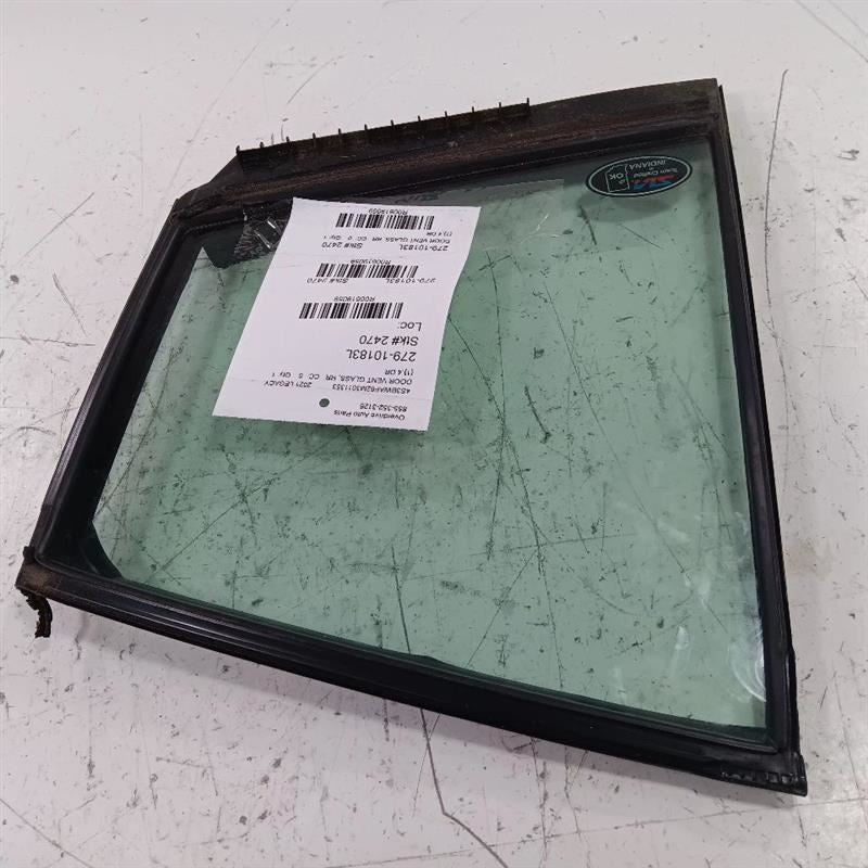Left Rear Door Vent Window Glass 20-24 Subaru Legacy