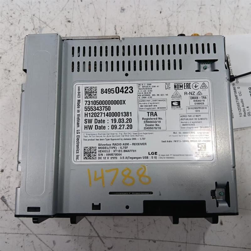 Audio Equipment Radio Receiver Fits 21-22 Chevy Trailblazer