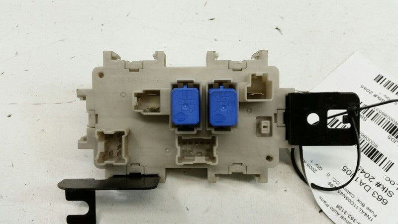  2005 Nissan Altima Cabin Fuse Box Interior Inner Under Dash 2002 2003 2004 2006