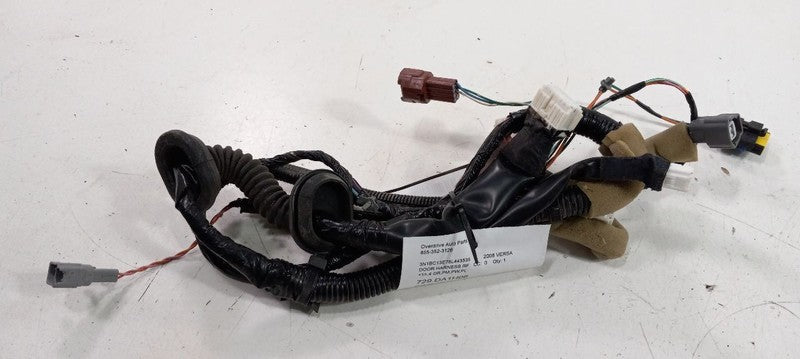Nissan Versa Door Harness Wire Wiring Right Passenger Front 2007 2008 2009 2010 