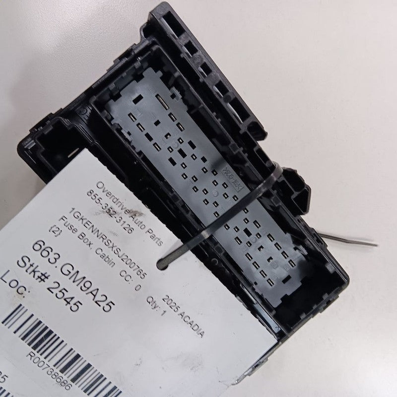 2025 GMC Acadia Cabin Fuse Box Interior Inner Under Dash 