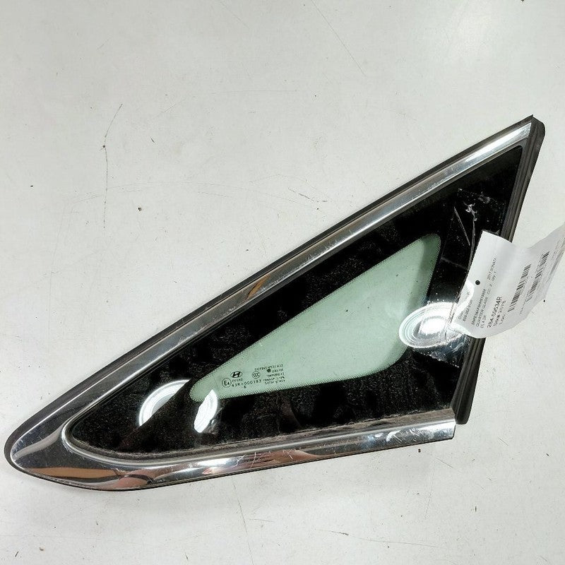 Passenger Right Quarter Glass Window US Built Fits 15-17 Hyundai Sonat