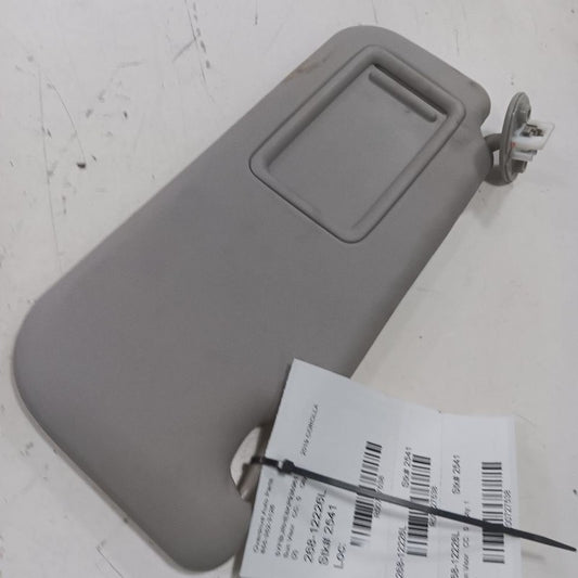 Driver Left Sun Visor Shade Sedan Fits 17-19 Toyota Corolla