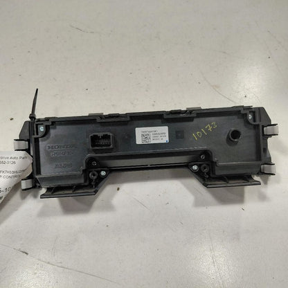 Temperature Control With AC Europe Built Hatchback Fits 17-18 CIVIC