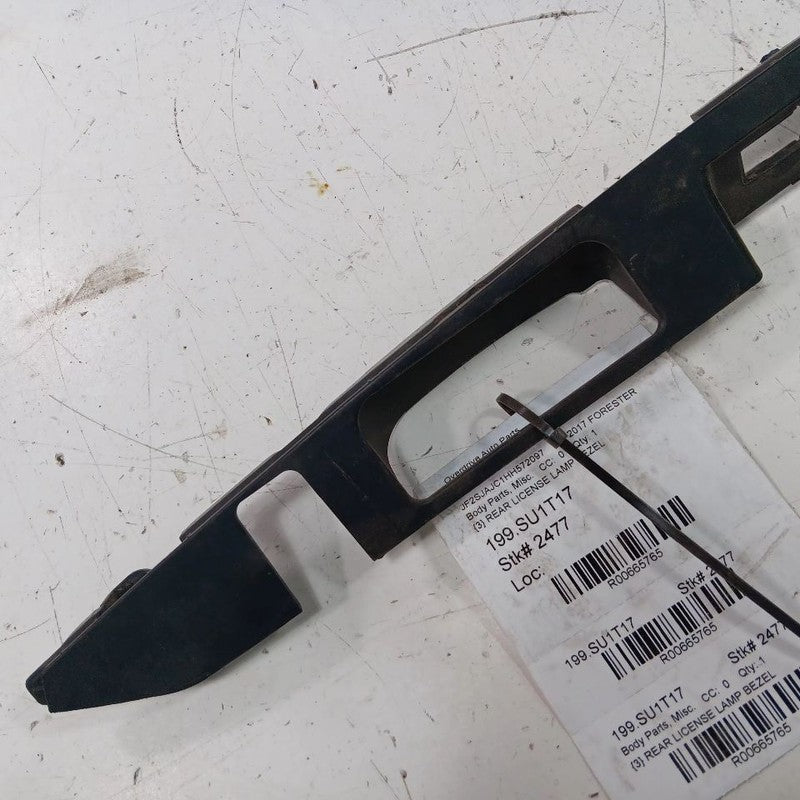 Subaru Forester Rear Licence Plate Bezel 2016 2017 2018 OEM
