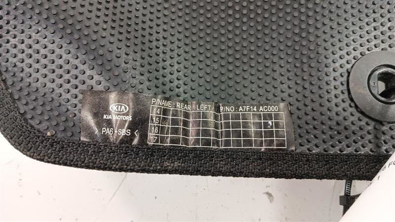 Kia Forte Floor Mat Left Driver Side Rear 2016  OEM