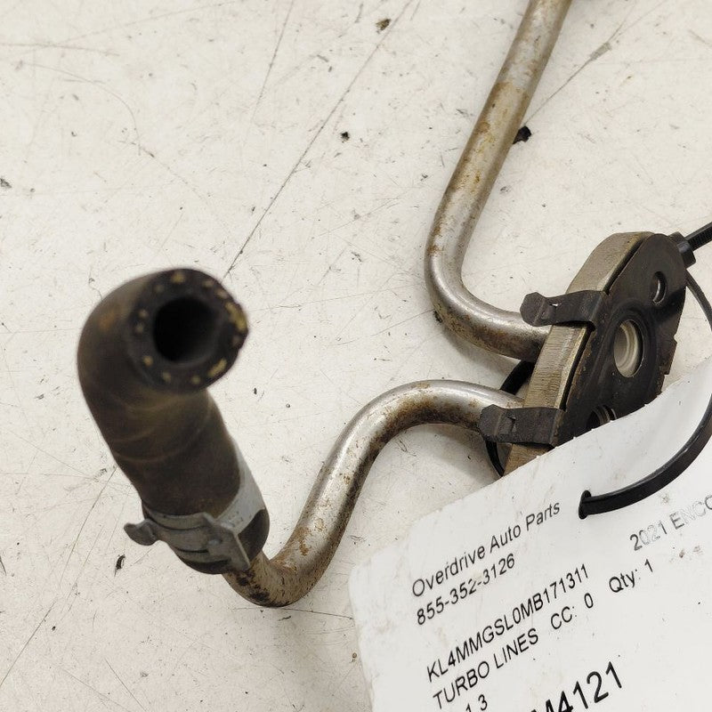 Buick Encore GX Super Turbo Charger Oil Line Hose Tube  2020 2021 2022