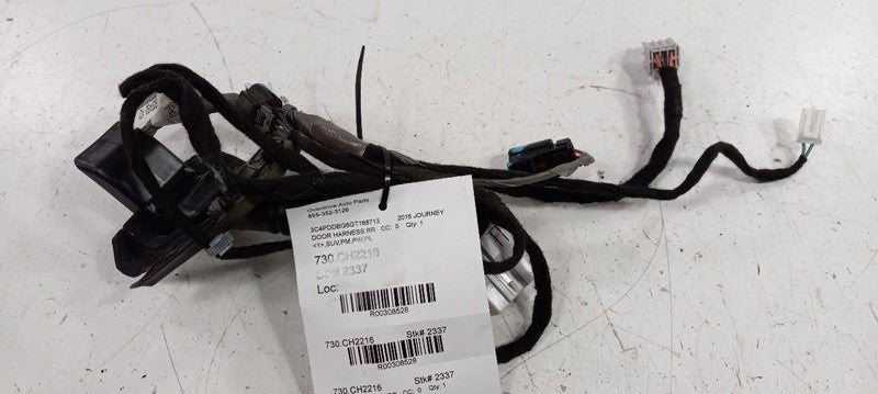 Dodge Journey Door Harness Wire Wiring Right Passenger Rear 2016 2015 