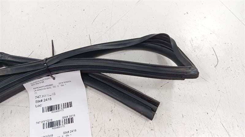 Hyundai Sonata Door Glass Window Seal Rubber Left Rear Back 2018 2019 