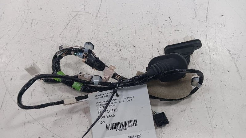 Toyota Rav 4 Door Harness Wire Wiring Right Passenger Rear  2019 2020 2021 2022 