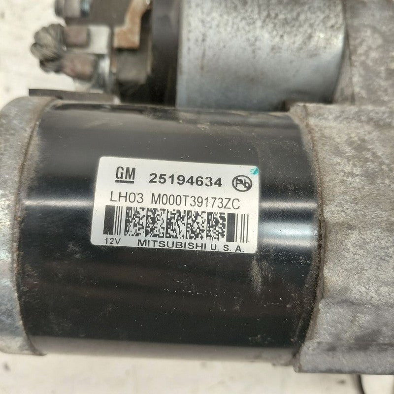 Engine Starter Motor VIN B 8th Digit Opt Luv Fits 13-21 Chevy Trax