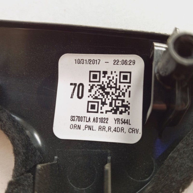 Honda CR-V Passenger Right Rear Door Trim {83700TLAA01022} 2017 2018 2