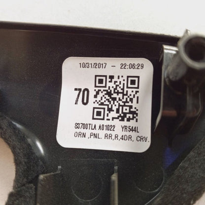 Honda CR-V Passenger Right Rear Door Trim {83700TLAA01022} 2017 2018 2