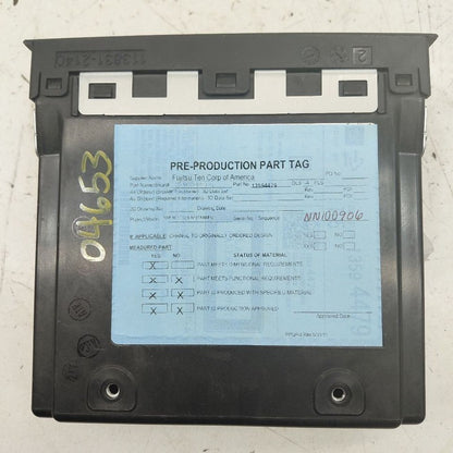 Audio Equipment Radio Audio Disc Player Opt TG5 15-16 Cadillac ATS