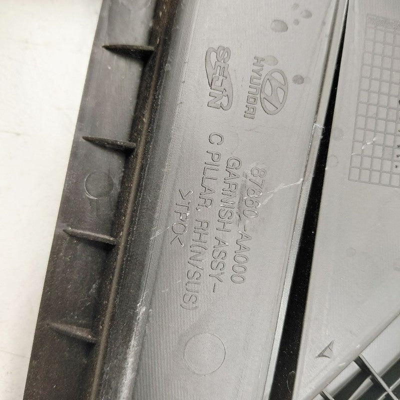 Hyundai Elantra Passenger Right Rear C-Pillar Applique {87860AA000} 20