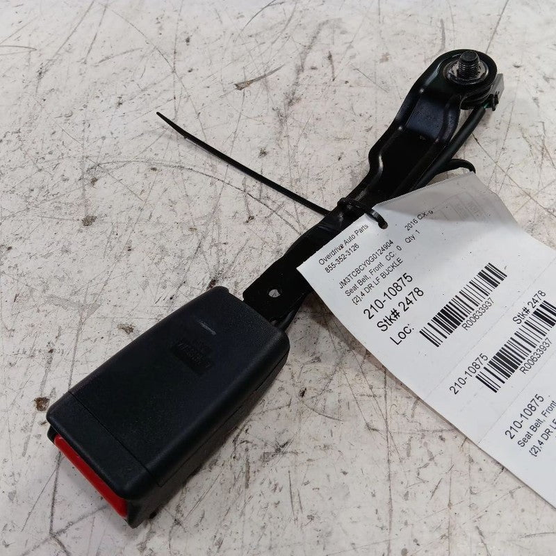 Front Driver Left Seat Belt Buckle Latch Fits 16-23 Mazda CX-9
