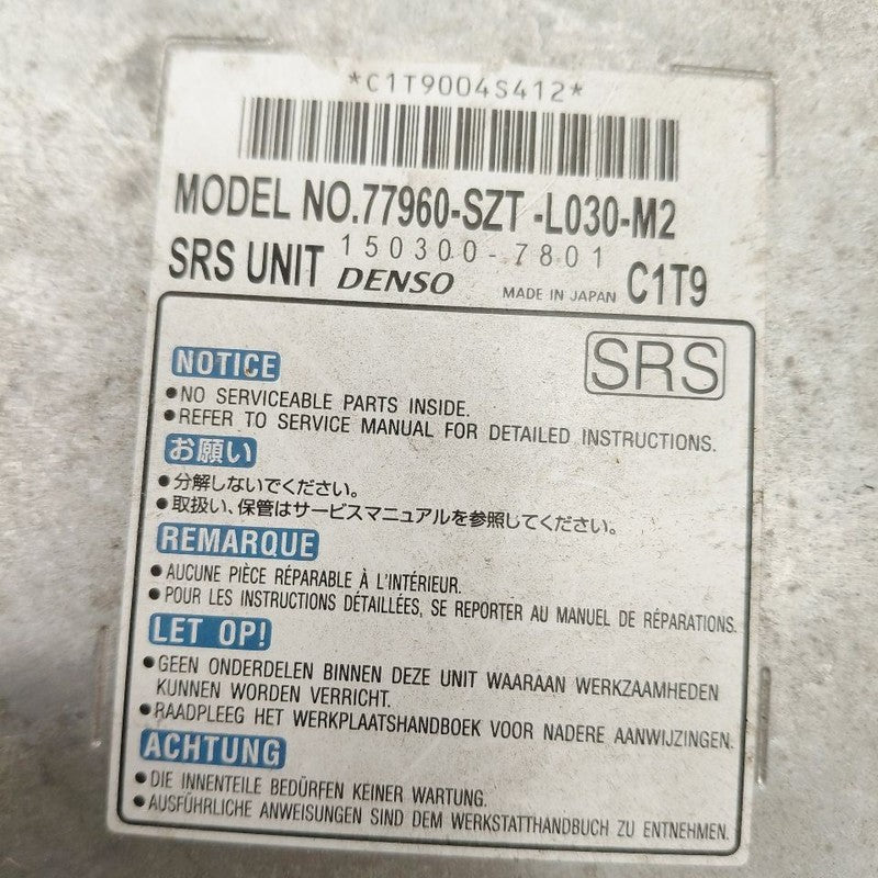 Restraint Control Module Fits 13-15 Honda CR-Z