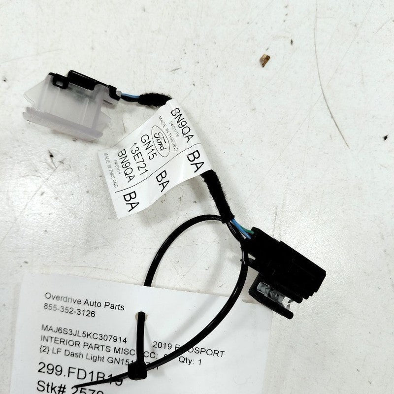 Ford Ecosport Driver Left Front Lower Dash Light {GN1513E721} 2018 201