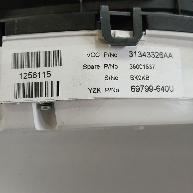 Speedometer Gauge Cluster MPH T5 Fits 11-13 Volvo 60 Series