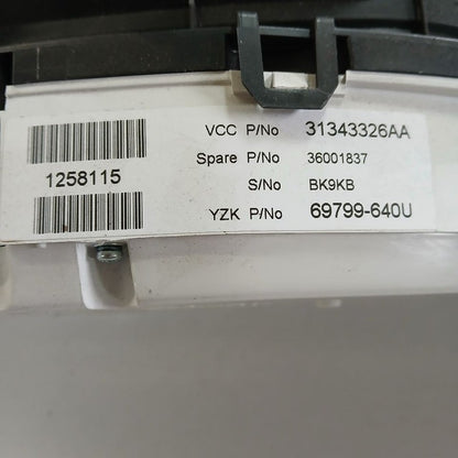 Speedometer Gauge Cluster MPH T5 Fits 11-13 Volvo 60 Series