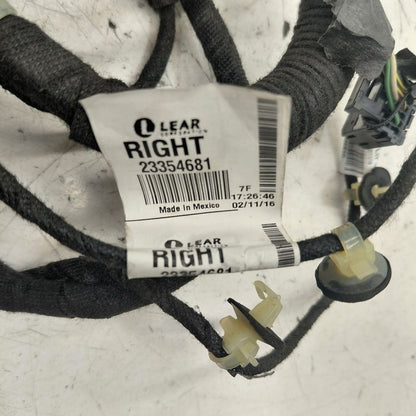 Chevy Volt Door Harness Wire Wiring Right Passenger Front  2016 2017 2