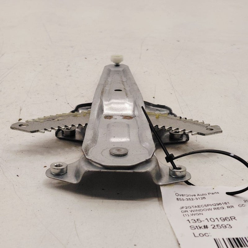 Passenger Right Rear Window Regulator Track 18-25 XV Subaru Crosstrek