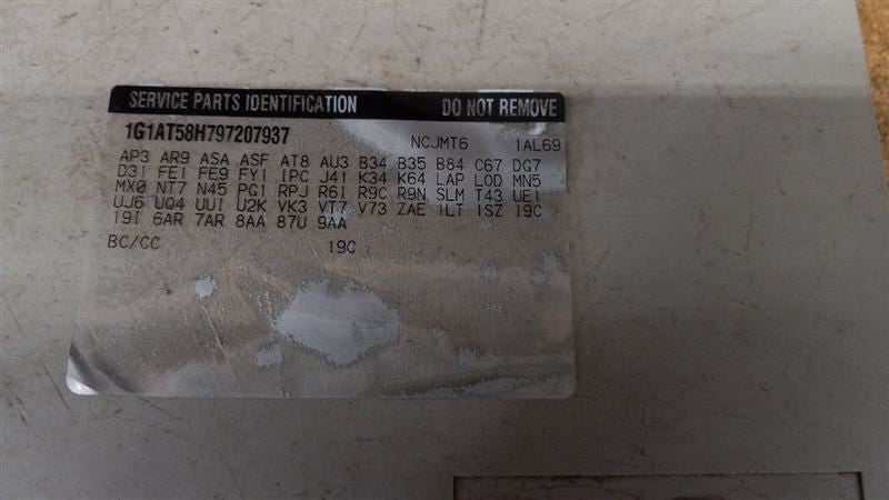 Chevy Cobalt Door Glass Window Weather Strip Trim Rear Right Passenger Side Back