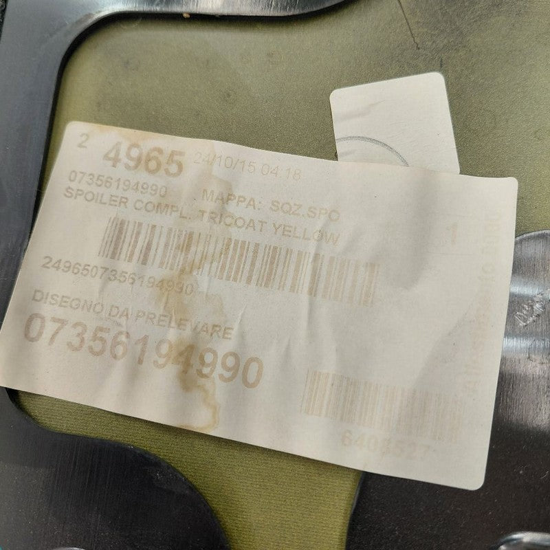 Rear Spoiler 4 Door X Model Fits 16-17 FIAT 500