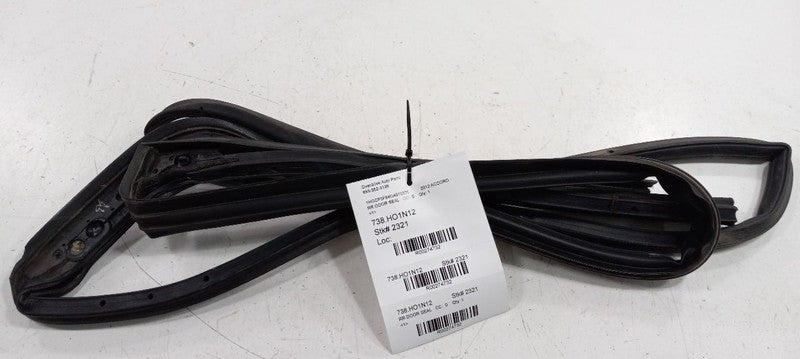 Honda Accord On Door Seal Rubber Right Passenger Rear Back 2012 2011 2