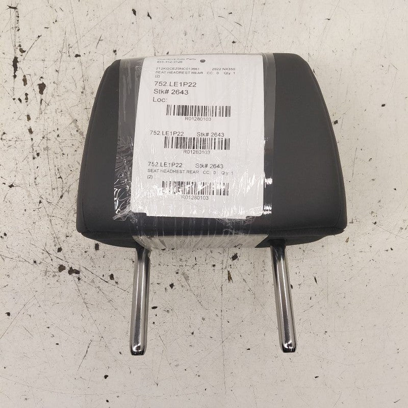 Lexus NX350 Seat Headrest Rear Back Seat Head Rest  2022 2023 2024 202