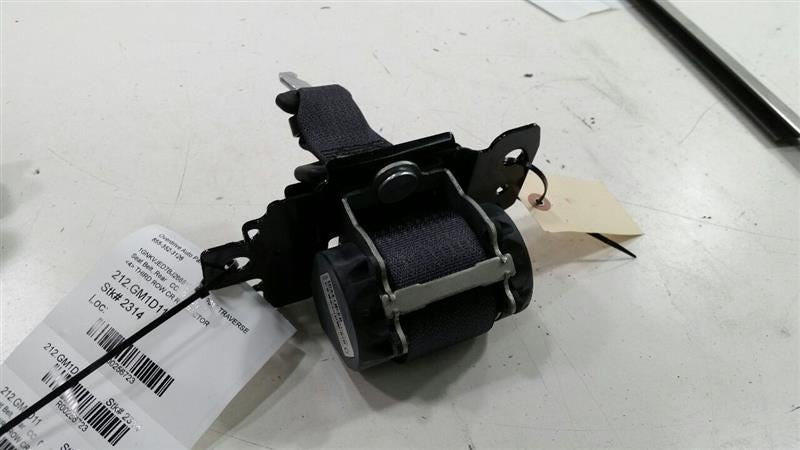 Chevy Traverse Rear Back Seat Belt 2009 2010 2011 2012 OEM