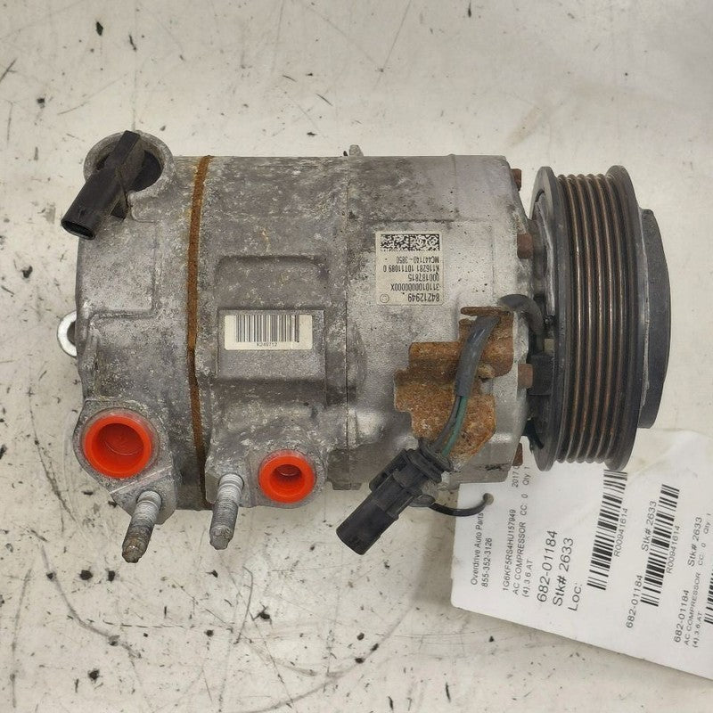 Air Conditioning AC Compressor Fits 16-20 Cadillac CT6