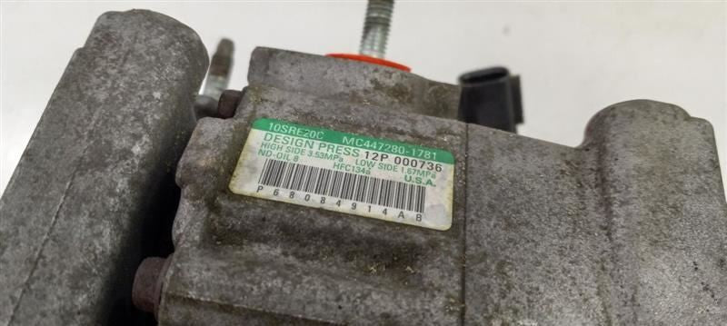 R8084913AA Air Conditioning AC Compressor Without Rear AC Fits 11-19 Dodge Journey