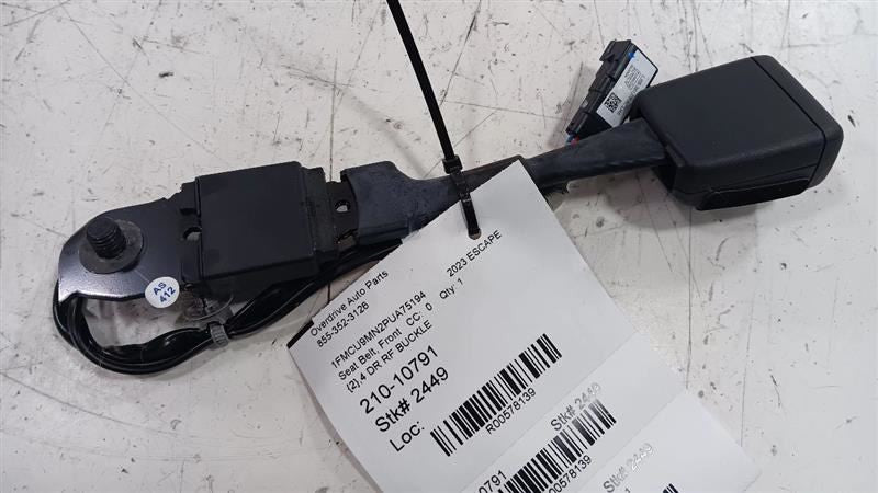Seat Belt Front Bucket Passenger Buckle Fits 20 21 22 23 Ford Escape O