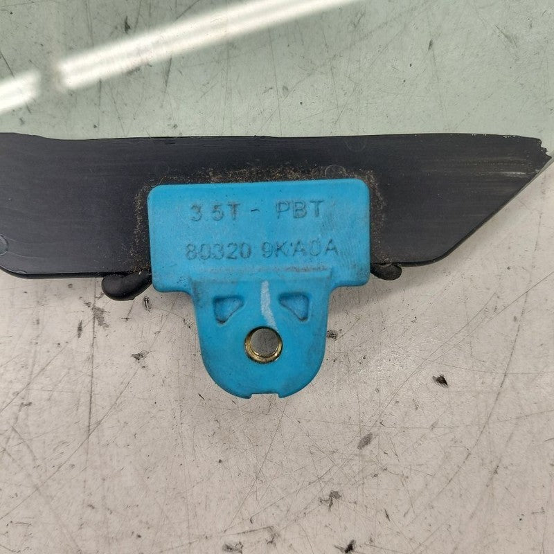 Driver Left Front Door Glass Window Hatchback Note Fits 17-19 Nissan V