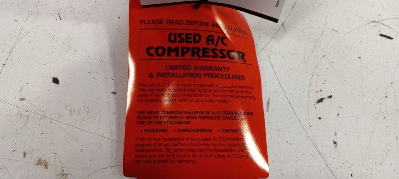 KD4561450 Air Conditioning AC Compressor Naturally Aspirated Fits 13-19 MAZDA CX-5