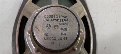Does Not Apply Dodge Dart Speaker Right Passenger Rear 2013 2014 2015 2016