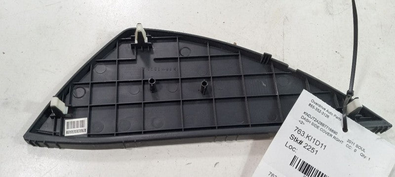 Kia Soul Dash Side Cover Right Passenger Trim Panel 2010 2011 2012 2013
