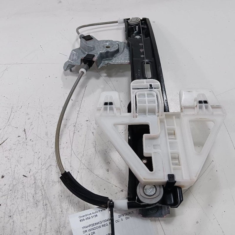 Left Rear Window Regulator Track Without Motor 10-19 Ford Taurus OEM
