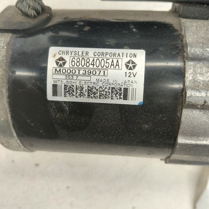2018 Fiat 500 X 2.4 Model Engine Starter Motor