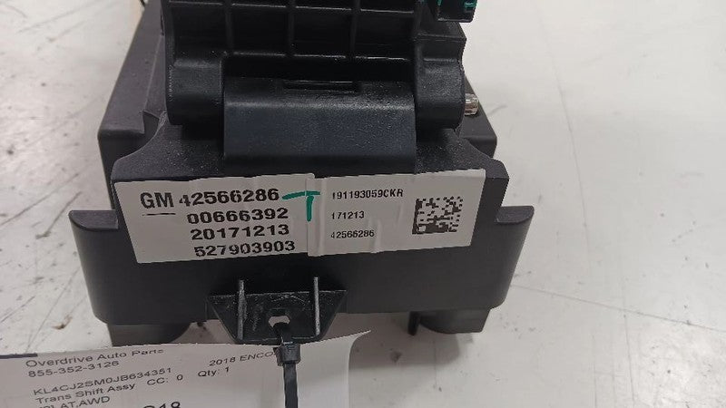 Buick Encore Transmission Gear Shifter  2016 2017 2018 2019