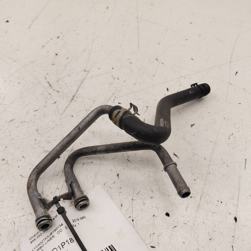 Volvo S60 Super Turbo Charger Oil Line Hose Tube  2.0 2018 2017 2016