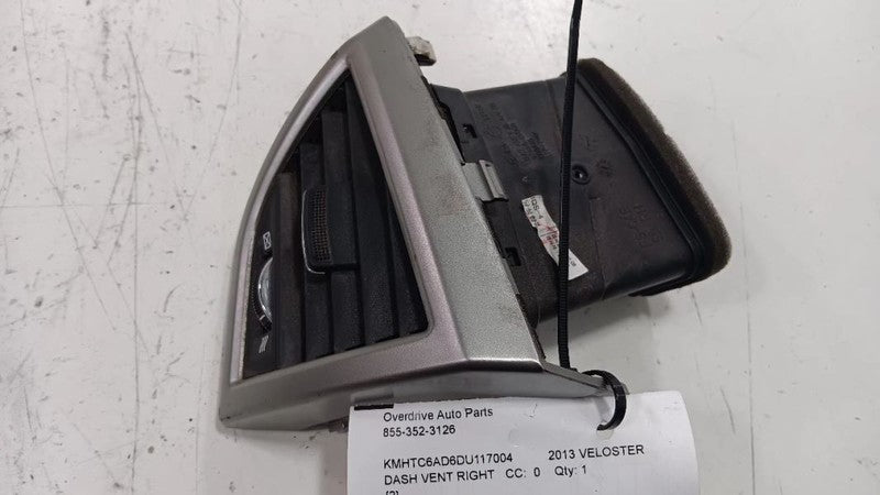 Hyundai Veloster Dash Air Vent Right Passenger  2012 2013 2014 2015 