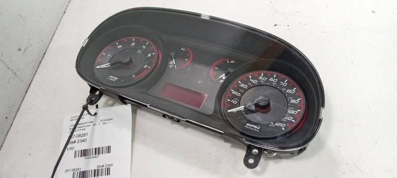 Speedometer Gauge Cluster MPH 120 Analog Fits 14 Dodge Dart OEM