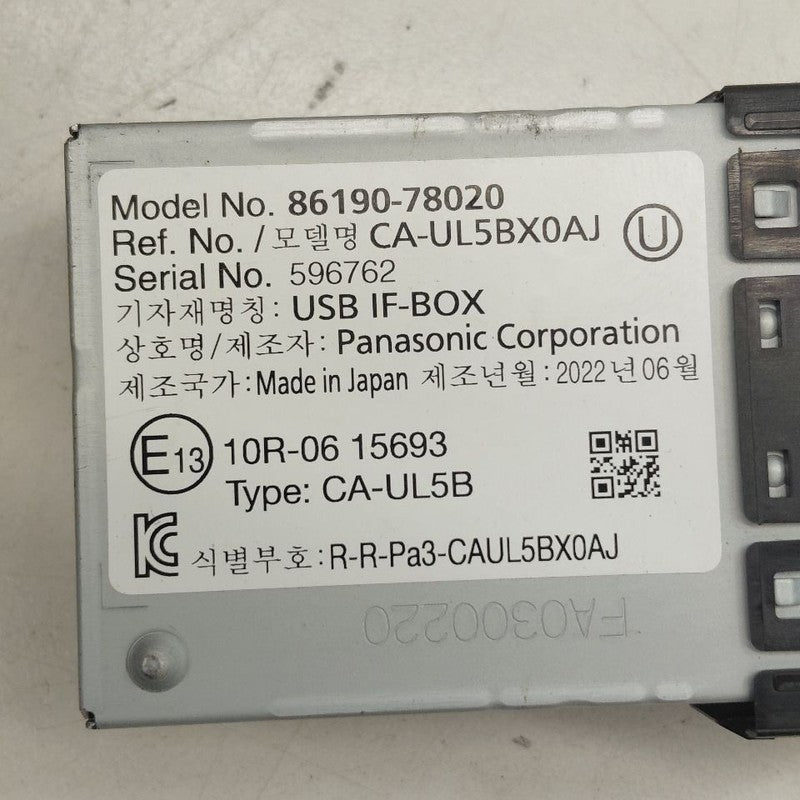 Lexus NX350 USB Plug In Hub Port  2022 2023 2024 2025