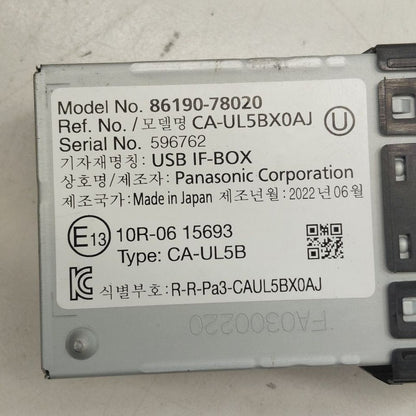 Lexus NX350 USB Plug In Hub Port  2022 2023 2024 2025