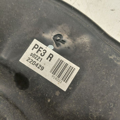 Toyota Prius Passenger Right Front Dust Shield  2022 2021 2020