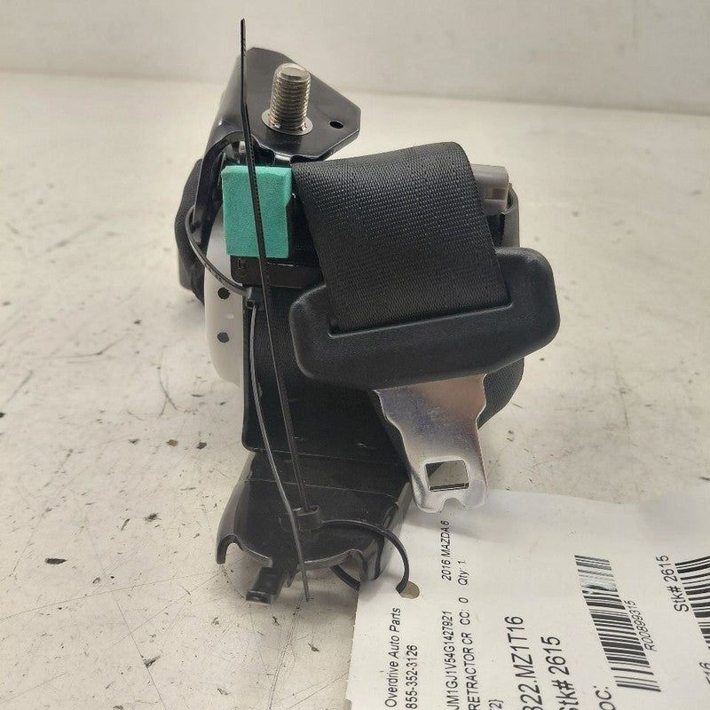 Mazda 6 Seat Belt Strap Retractor Center Middle Rear Back  2016 2015 2