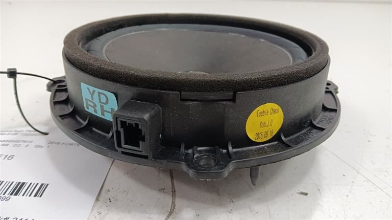 Kia Forte Speaker Right Passenger Rear 2016 2015 2014