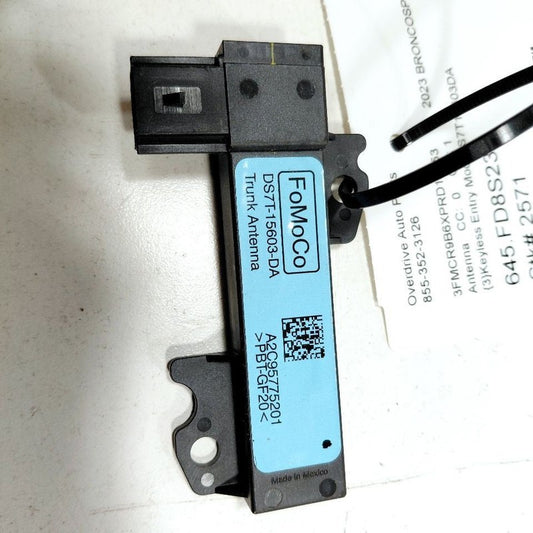 Ford Bronco Sport Keyless Entry Antenna Module {DS7T15603DA} 2024 2023